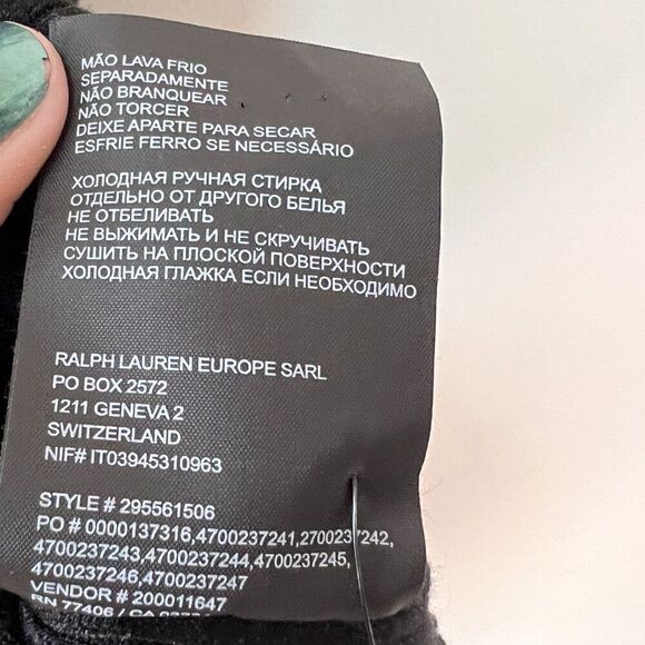 Club Monaco Black V-Neck Sleeveless Rib Knit Dress - Picture 7 of 8